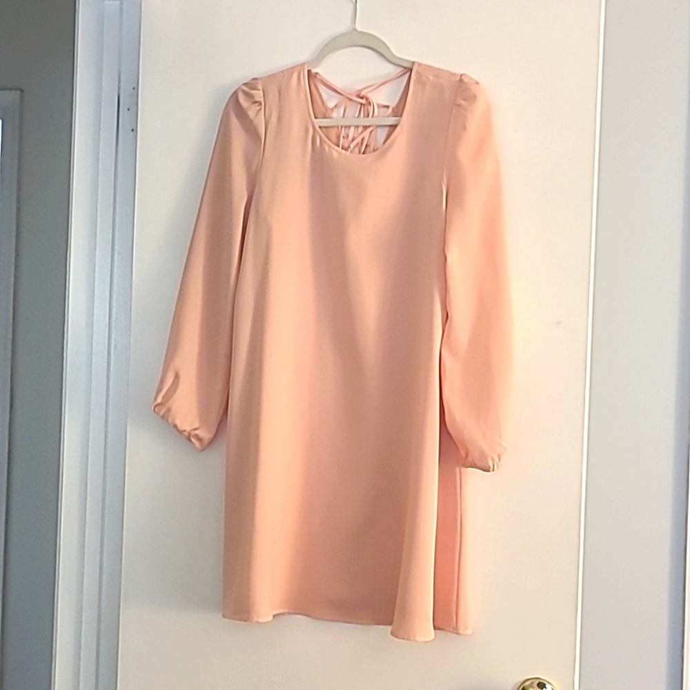 Sugarlips Dress, Light pinkish, Size Medium, Lined